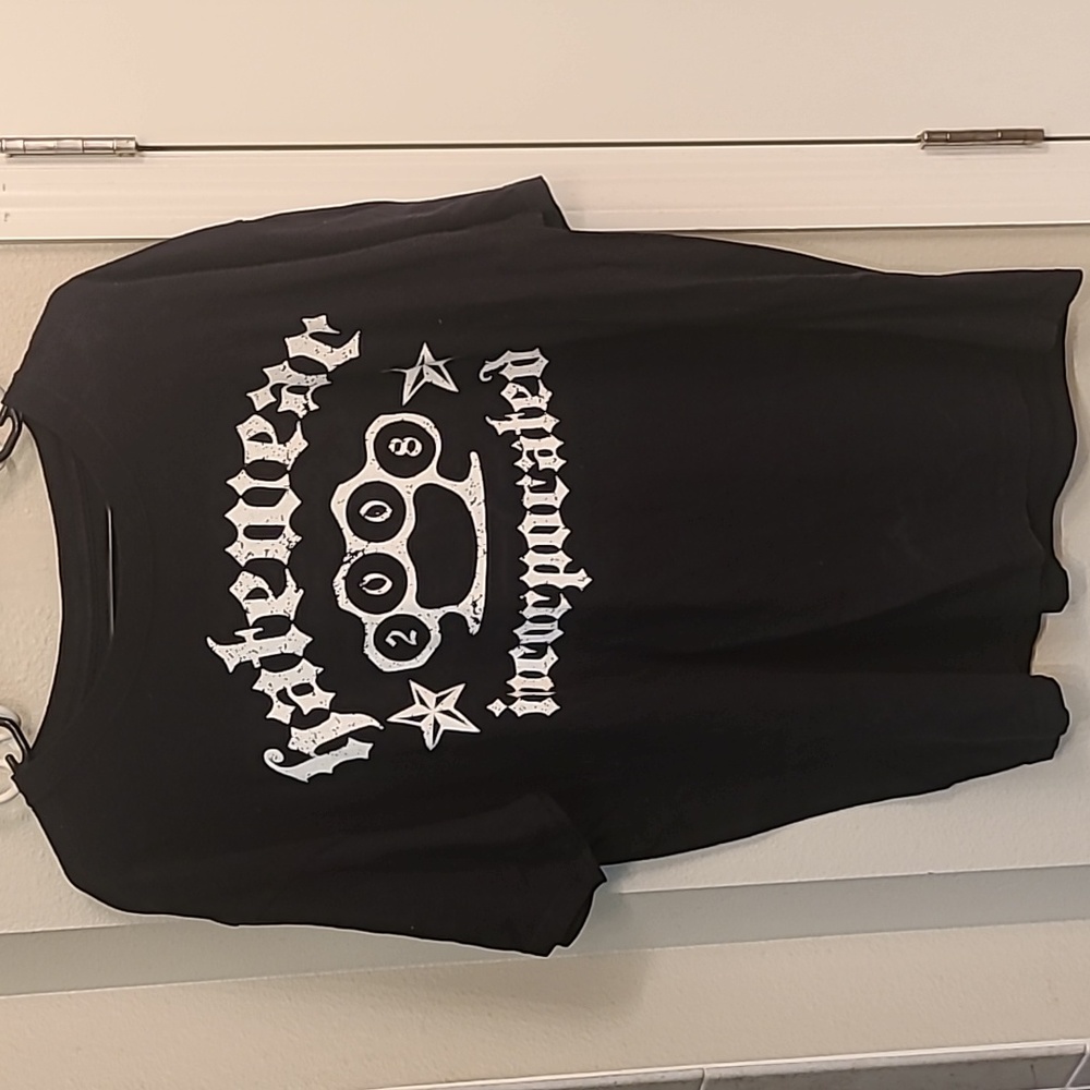 Mens Hatewear Incorporated Size XL 2008 brass knuckles, preowned Hatebreed jasta